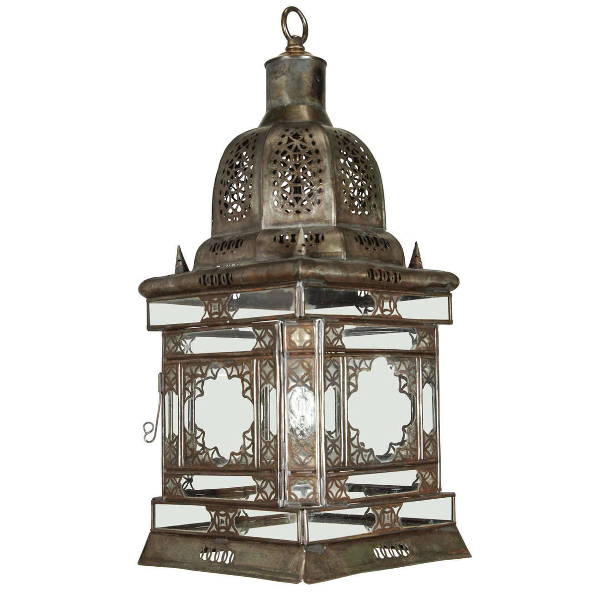 Moroccan Moorish Hanging Glass Lantern