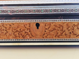 19th Century Anglo-Indian Jewelry Box with Lidded Compartments