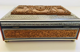 19th Century Anglo-Indian Jewelry Box with Lidded Compartments