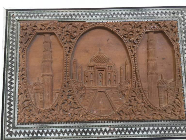 19th Century Anglo-Indian Sadeli Mosaic Jewelry Box with Lidded Compartments
