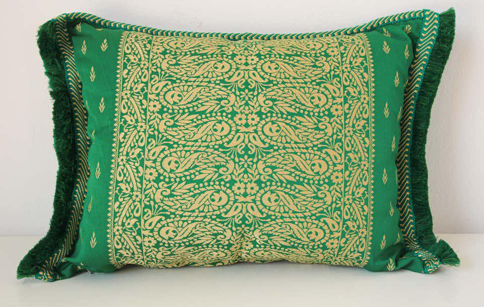 Large green pillows shop