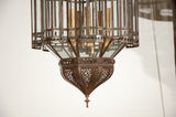 Moroccan Large Clear Glass Pendant Chandelier