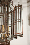 Moroccan Large Clear Glass Pendant Chandelier