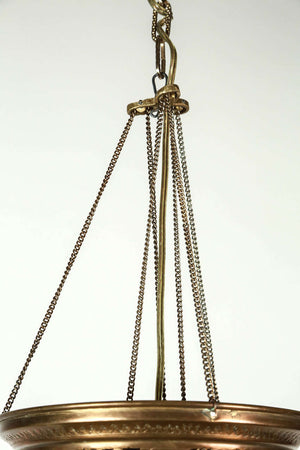 Moorish Brass Hanging Light Fixture