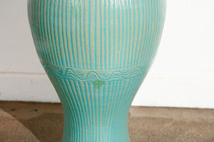 Moorish Turquoise Ceramic Vases