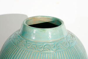 Moorish Turquoise Ceramic Vases