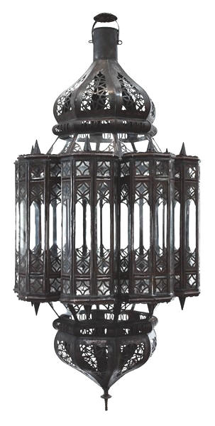 Moroccan Clear Glass Lantern