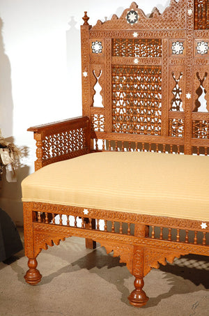 Middle Eastern Syrian Style Settee