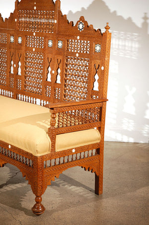 Middle Eastern Syrian Style Settee