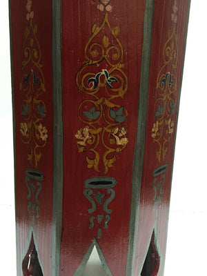 1960s Moroccan Moorish Pedestal Octagonal Table