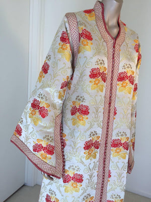 Moroccan Brocade Caftan Maxi Dress Kaftan Handmade in Morocco Africa