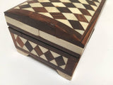 Vizagapatam Anglo-Indian Rectangular Box Inlaid with Sandalwood
