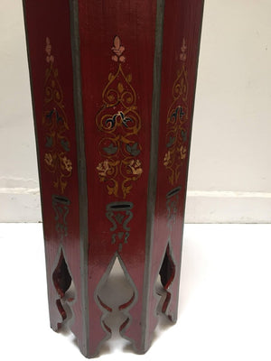 1960s Moroccan Moorish Pedestal Octagonal Table