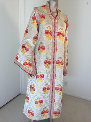 Moroccan Brocade Caftan Maxi Dress Kaftan Handmade in Morocco Africa