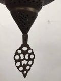 Antique 19th Century Hand-Crafted Moorish Pierced Brass Turkish Chandelier