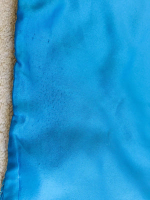 Moroccan Kaftan in Turquoise Blue and Silver