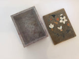 Anglo-Raj Marble Inlay Box Pietra Dura