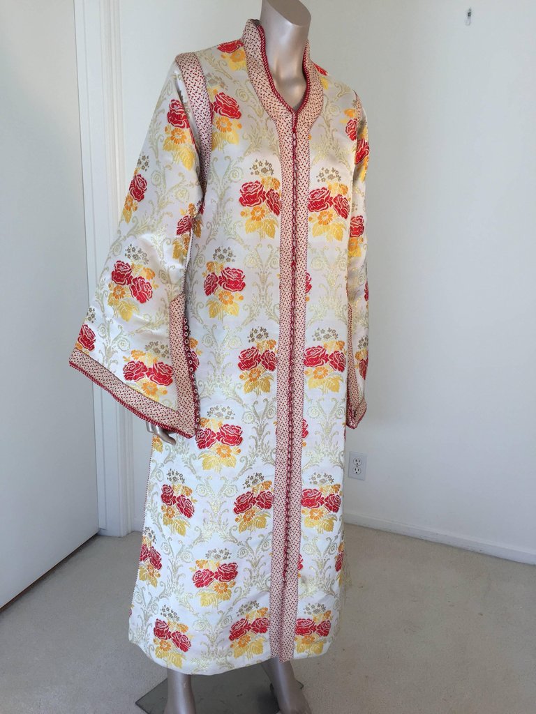 Moroccan Brocade Caftan Maxi Dress Kaftan Handmade in Morocco Africa