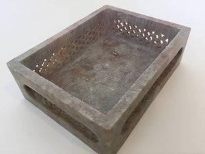Anglo-Raj Marble Inlay Box Pietra Dura