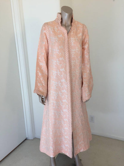 Moroccan Caftan Maxi Dress Kaftan Handmade in Morocco North Africa 1970's