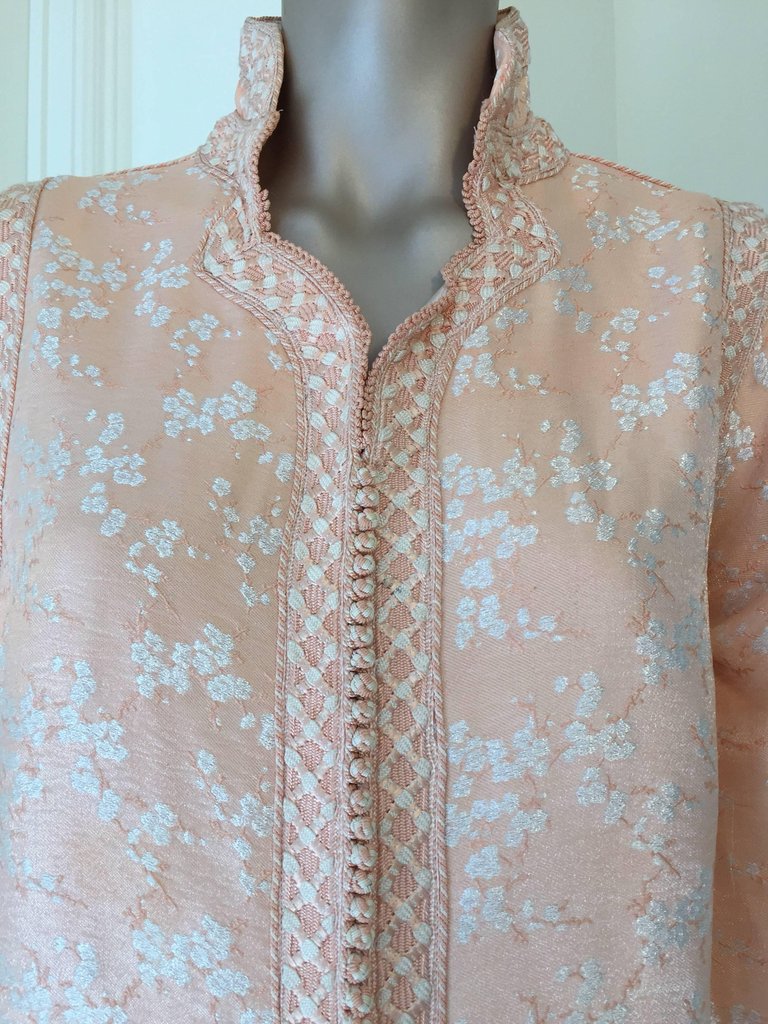 Moroccan Caftan Maxi Dress Kaftan Handmade in Morocco North Africa 1970's