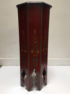 1960s Moroccan Moorish Pedestal Octagonal Table