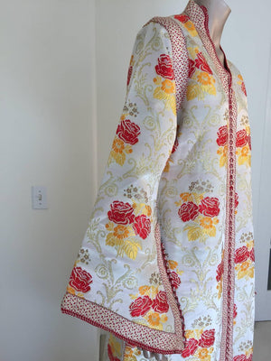 Moroccan Brocade Caftan Maxi Dress Kaftan Handmade in Morocco Africa