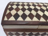 Vizagapatam Anglo-Indian Rectangular Box Inlaid with Sandalwood
