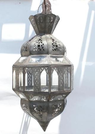 Moroccan Clear Glass Moorish Lantern