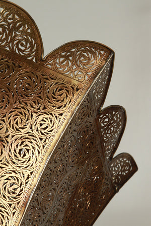 Moroccan Brass Chandelier Oversized 6 feet