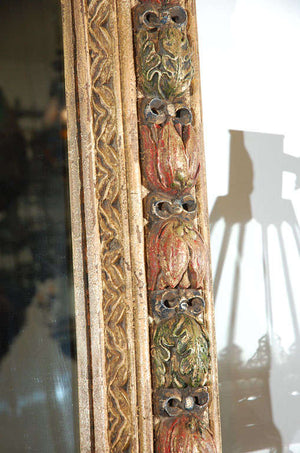 Moorish Style Hand-Carved Italian Mirror