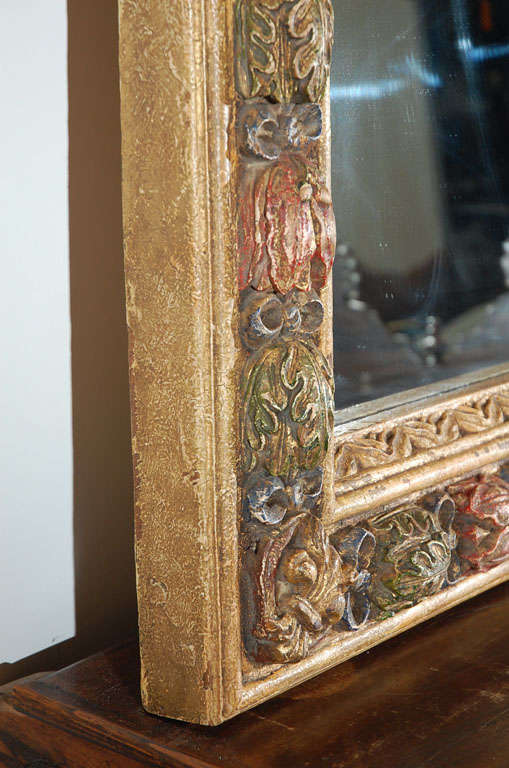 Moorish Style Hand-Carved Italian Mirror