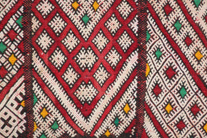 Moroccan Handwoven Tribal Berber Kilim Throw Pillow