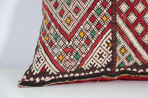 Moroccan Handwoven Tribal Berber Kilim Throw Pillow
