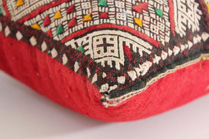 Moroccan Handwoven Tribal Berber Kilim Throw Pillow