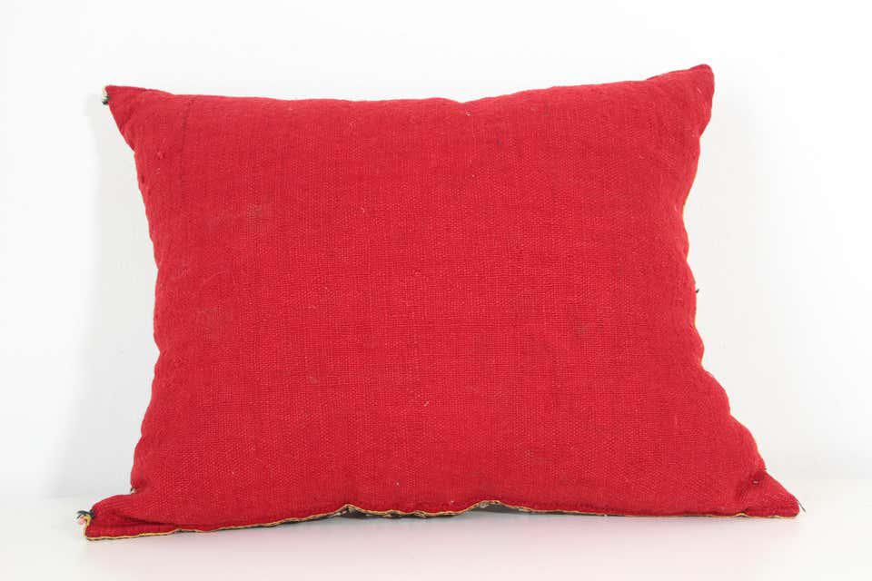 Moroccan Handwoven Tribal Berber Kilim Throw Pillow