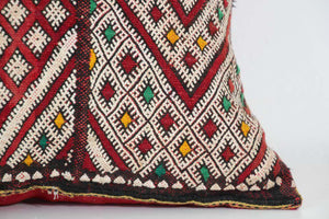 Moroccan Handwoven Tribal Berber Kilim Throw Pillow