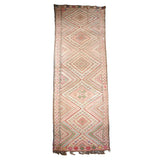 Vintage Zaiane Moroccan Tribal Runner Rug, circa 1960