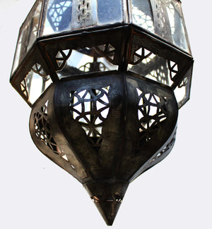 Moroccan Clear Glass Moorish Lantern