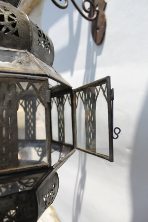Moroccan Clear Glass Moorish Lantern