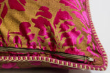 Moroccan Oversized Pink and Gold Floor Pillow Cushion