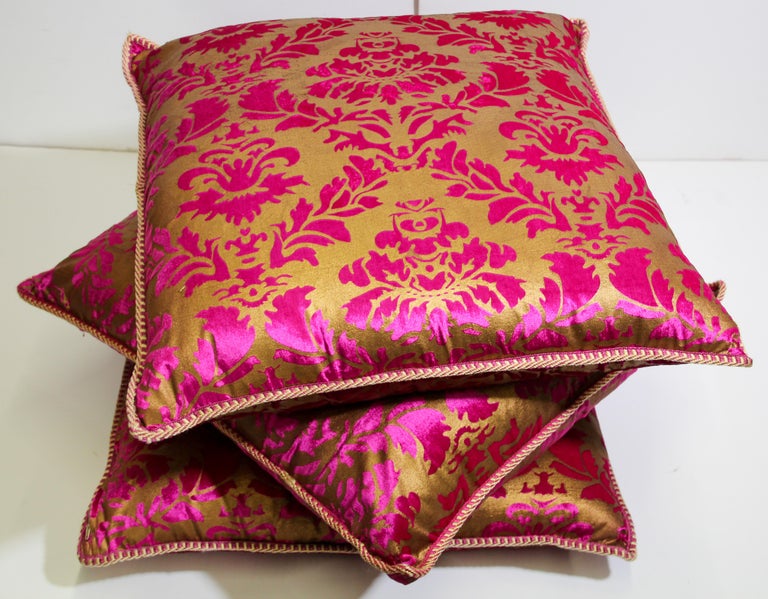 Gold and pink pillows online