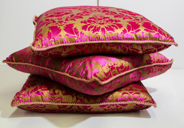 Moorish Oversized Pink and Gold Floor Pillow Cushion E mosaik
