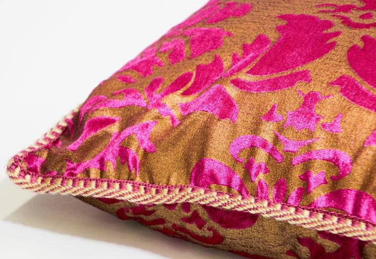 Moroccan Oversized Pink and Gold Floor Pillow Cushion