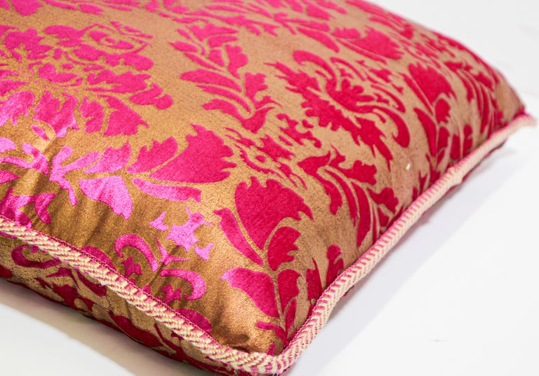Moorish Oversized Pink and Gold Floor Pillow Cushion E mosaik