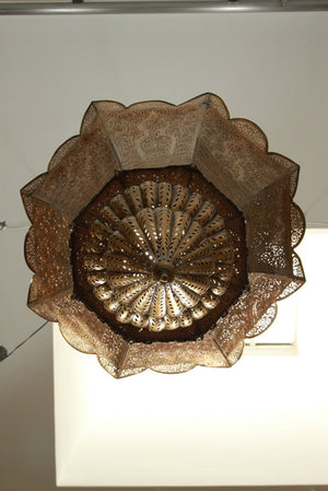 Moroccan Brass Chandelier Oversized 6 feet
