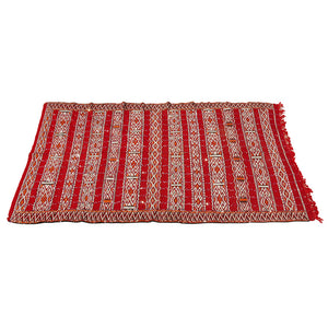 Moroccan Tribal Wedding Rug with Sequins