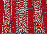 Moroccan Tribal Wedding Rug with Sequins