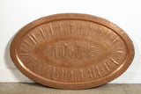 Persian Oval Decorative Copper Tray