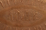 Persian Oval Decorative Copper Tray